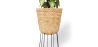 Okrągły Doniczka podłogowa - Styl Boho - 65 CM - Firna image 7