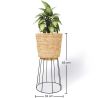 Okrągły Doniczka podłogowa - Styl Boho - 65 CM - Firna image 7