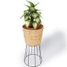 Okrągły Doniczka podłogowa - Styl Boho - 65 CM - Firna image 7