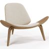Fotel designerski - Fotel skandynawski - Tapicerowany Boucle - Lucy image 7
