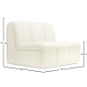 Prosta Sofa Modułowa - Tapicerowana w Tkaninę Bouclé - Herridon image 7