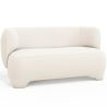Sofa 2/3 Miejscowe - Tapicerowane w Tkaninę Bouclé - Magnolia image 7