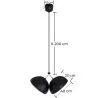 Lampa Wisząca - 2 Reflektory LED - Dual image 7