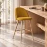 Stołek tapicerowany tkaniną - Scandinavian Design - 66cm - Evelyne image 7