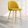 Stołek tapicerowany tkaniną - Scandinavian Design - 66cm - Evelyne image 7