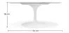  Mesa de Jantar Redonda - 110cm - Mármore - Tulip image 7