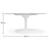  Mesa de Jantar Redonda - 110cm - Mármore - Tulip image 7