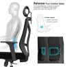 Ergonomiczne krzesło biurowe z kołami i podłokietnikami - Ergal image 7