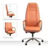 Ergonomiczne krzesło biurowe z kołami i podłokietnikami - Sembra image 7