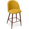 Stołek tapicerowany tkaniną - Skandynawski design - 66cm- Evelyne image 7