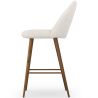 Stołek tapicerowany tkaniną Bouclé - Skandynawski Design - 66cm - Evelyne image 7