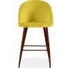 Stołek z aksamitną tapicerką - Scandinavian Design - 66cm - Evelyne image 7