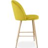 Stołek z aksamitną tapicerką - Skandynawski design - 66cm - Evelyne image 7