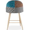 Patchworkowy stołek tapicerowany - styl skandynawski - 66cm -  Evelyne image 7