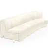 Modułowa Sofa - Tapicerowana w Bouclé - 3 Moduły - Herridon II image 7