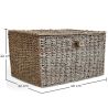 Kosz z Naturalnych Włókien z Pokrywką - 40x30CM - Baulera image 7
