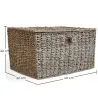 Kosz z Naturalnych Włókien z Pokrywką - 40x30CM - Baulera image 7