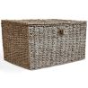 Kosz z Naturalnych Włókien z Pokrywką - 40x30CM - Baulera image 7