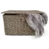 Kosz z Naturalnych Włókien z Pokrywką - 40x30CM - Baulera image 7