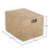 Kosz z Naturalnych Włókien z Pokrywką - 40x30CM - Maracay image 7