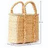 Kosz z Naturalnych Włókien z Uchwytami - 30x25CM - Haret image 7