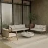 Sofa zewnętrzne z drewna tekowego - 140 CM - Bamas image 7