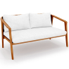 Sofa zewnętrzne z drewna tekowego - 140 CM - Bamas image 7