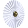 Lampa Ścienna Aplikacja Kwiat w Białym i Złotym Metalu - 30CM image 7