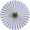 Lampa Ścienna Aplikacja Kwiat w Białym i Złotym Metalu - 30CM image 7