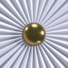 Lampa Ścienna Aplikacja Kwiat w Białym i Złotym Metalu - 30CM image 7