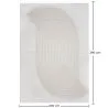 Duży Dywan z Nowoczesnym i Współczesnym Wzorem - Beżowy (290x200 cm) - Buka image 7