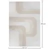 Duży Dywan z Nowoczesnym i Współczesnym Wzorem - Beżowy (290x200 cm) - Chai image 7
