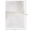 Duży Dywan z Nowoczesnym i Współczesnym Wzorem - Beżowy (290x200 cm) - Awa image 7