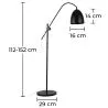 Lampa podłogowa – lampa w stylu minimalistycznym – metal – Beeb image 7