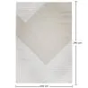 Duży Dywan z Nowoczesnym i Współczesnym Wzorem - Beżowy (290x200 cm) - Escara image 7