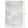 Duży Dywan z Nowoczesnym i Współczesnym Wzorem - Beżowy (290x200 cm) - Cerna image 7