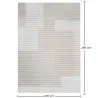 Duży Dywan z Nowoczesnym i Współczesnym Wzorem - Beżowy (290x200 cm) - Vistu image 7