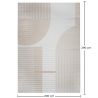 Duży Dywan z Nowoczesnym i Współczesnym Wzorem - Beżowy (290x200 cm) - Lubida image 7