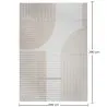 Duży Dywan z Nowoczesnym i Współczesnym Wzorem - Beżowy (290x200 cm) - Lubida image 7