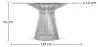 Okrągły stół - szkło i metal - Barrel image 7