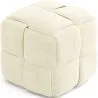 Kwadratowy Puf Tapicerowany Sztruksem - Nowoczesny Design - Cube image 7