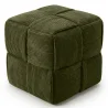 Kwadratowy Puf Tapicerowany Sztruksem - Nowoczesny Design - Cube image 7