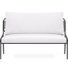 Sofa Zewnętrzna 135cm - Aluminium i Syntetyczny Rattan - Brawma image 7