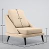 Fotel Tapicerowany Aksamitem - Styl Skandynawski - Velvet Lounge image 7