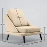 Fotel Tapicerowany Aksamitem - Styl Skandynawski - Velvet Lounge image 7