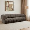 Sofa Tapicerowana w Welur - Styl Nowoczesny - 2/3 Osoby - Curvo Teddy image 7