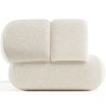 Sofa Obita Tkaniną Bouclé - Styl Nowoczesny - 2/3 Miejsca - Krzywa Teddy image 7