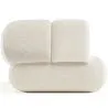 Sofa Obita Tkaniną Bouclé - Styl Nowoczesny - 2/3 Miejsca - Krzywa Teddy image 7