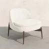 Tapicerowane Krzesło w Skandynawskim Krzywoliniowym Designie - Larseen image 7
