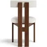 Okrągły Zestaw Jadalniany z 6 Drewnianymi Krzesłami - Minimalistyczny Design - Ivette image 7